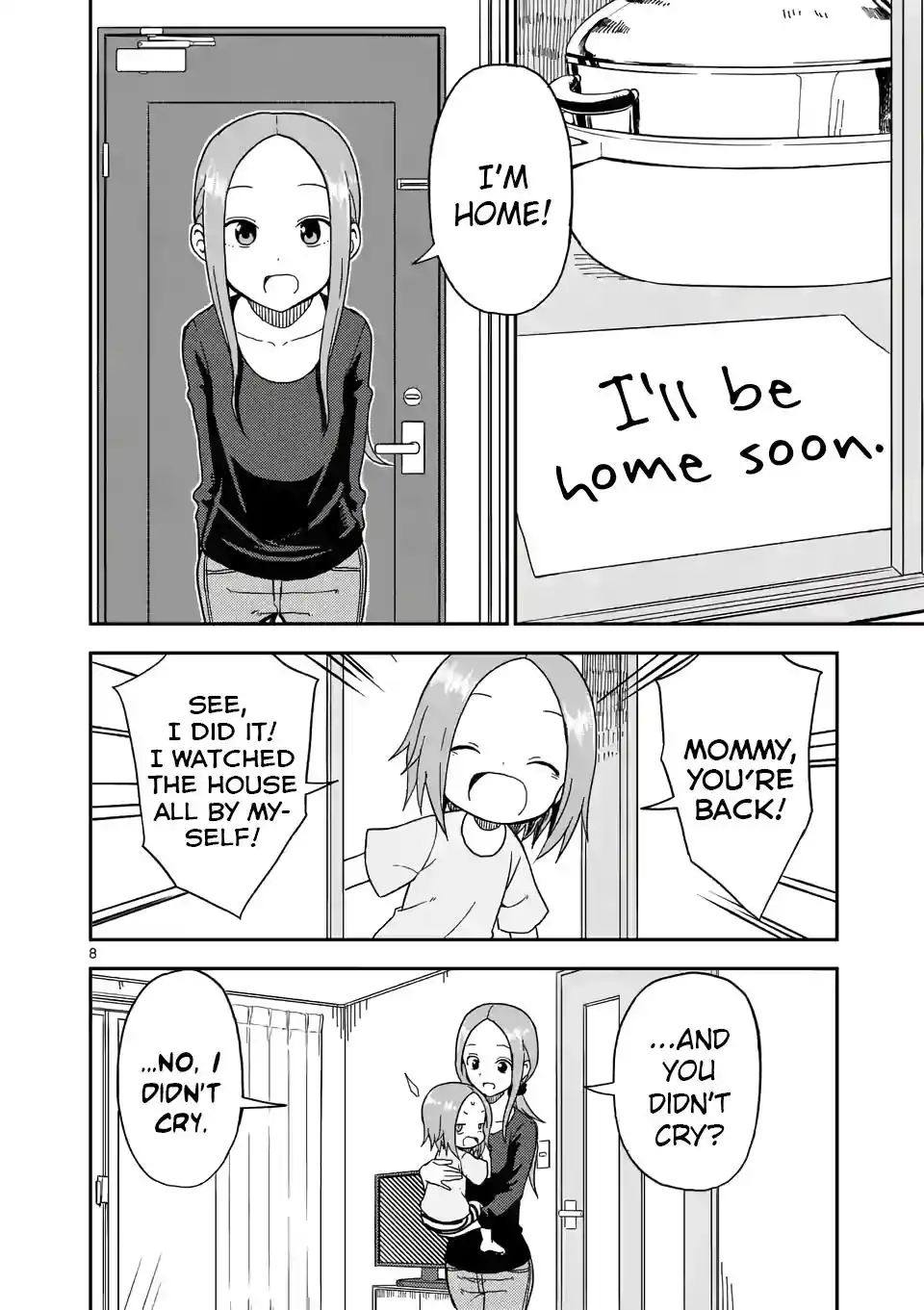 Karakai Jouzu no (Moto) Takagi-san Chapter 87 8